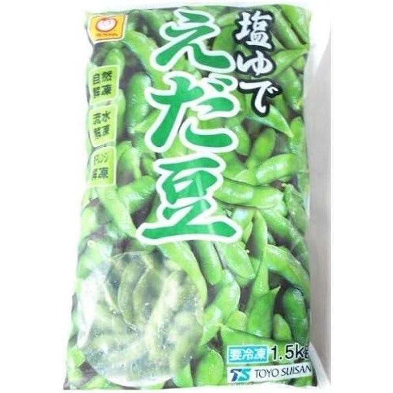 マルちゃん 塩ゆでえだ豆 1.5kg Green Soybeans (Edamame)