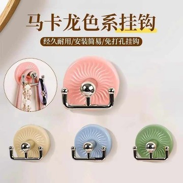 台現免運🌈莫蘭迪強力掛勾 粘貼掛鈎 臥室鈎掛 廚房置物架 浴室掛鉤 廚房掛鉤 廚具掛勾 背膠粘貼
