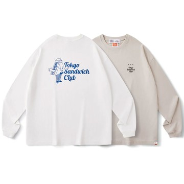 FILTER017 x B.D.O. 東京三明治俱樂部 TSC BOY L/S TEE 三明治吉祥物 長T (二色)
