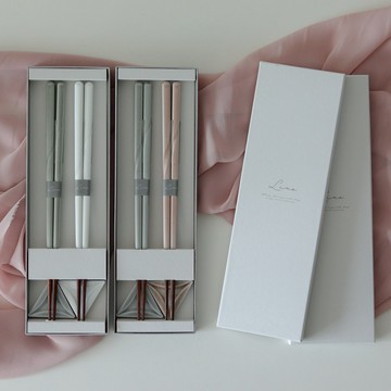 【Yourtableware】快速出貨 禮物獨家 日本 Lino 夫妻筷 筷子＋筷架 禮盒組 新居落成 新婚禮物 喬遷禮