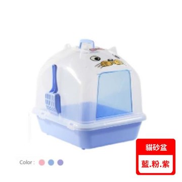 ACEPET愛思沛-貓型舒樂盆半透明 (藍.粉.紫) (870-A)