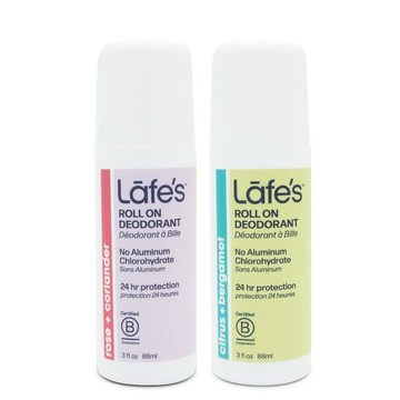 美國 Lafe's organic - 純自然體香劑雙入組-粉嫩＋運動