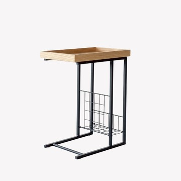 【居然家居】好FUN鬆 端盤方邊桌 雜誌架 托盤桌 沙發邊桌