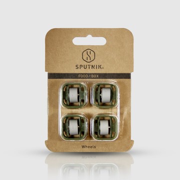 機能飼料箱︱輪組 - 綠