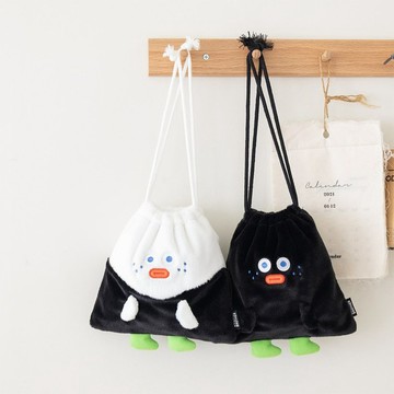 Romane Brunch Brother Onigiri 毛絨束口袋