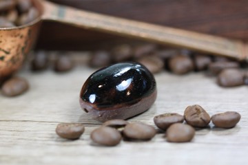 【送禮好物】2.8cm咖啡小廢物 咖啡豆 手作 慢火雅風&自然釉