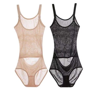 🔥臺灣出貨🔥加強版後脫超薄連體塑身衣燃脂收腹瘦身束腰無痕美體瘦身連體內衣 11111