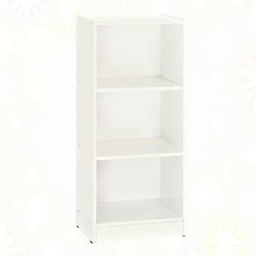 文創集-南亞塑鋼    山崎 南亞塑鋼1.4尺開放三格中高收納櫃-43.4x33.7x113cm免組