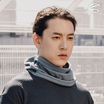 ADISI Super Soft抗起球抗風保暖圍脖 AS25068 深藍