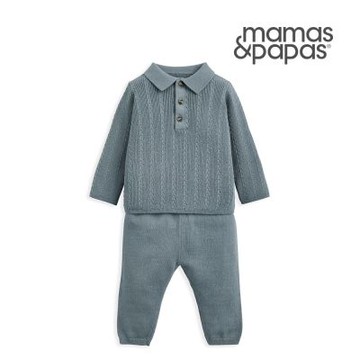 Mamas&Papas 迷你紳士-針織長袖套裝