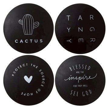 門把手緩衝防撞保護墊 TPR材質  5 x 5 x 1cm  黑色  1組