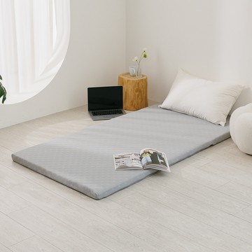 JINDACHI 金大器 冰分子雪Q涼感舒眠記憶床墊  單人  人字型灰  5cm