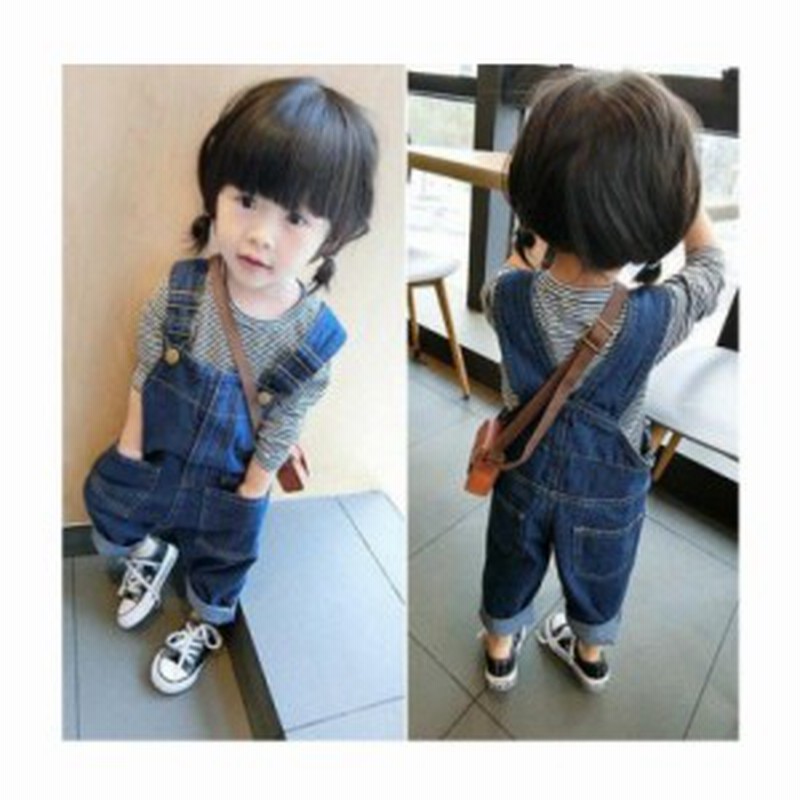 オーバーオール 子供服 デニムオーバーオール 女の子 男の子 キッズ サロペット オールインワン 80 90 100 110 1 通販 Lineポイント最大1 0 Get Lineショッピング