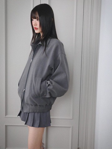 US VARSITY JACKET [GREY]
