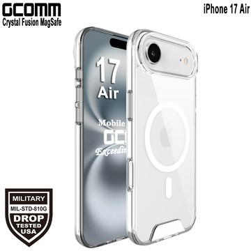 GCOMM iPhone 17 Air 磁吸晶透軍規防摔殼 Crystal Fusion MagSaf