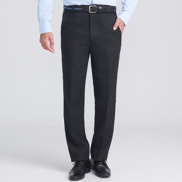 范倫提諾經典平口西褲5016-黑42