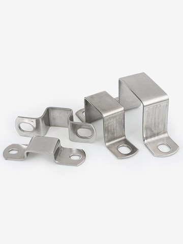 304不銹鋼方形騎馬卡抱箍歐姆方卡卡直角支架卡箍u型管卡方管卡扣