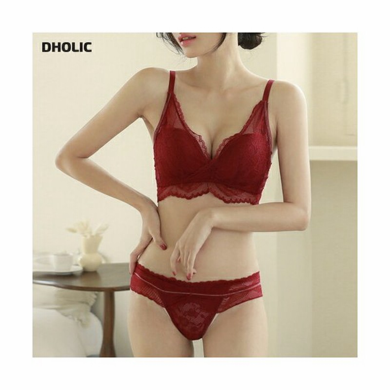 韓国 アンダーウェア ランジェリー 下着 セット ブラジャー ブラ ショーツ パンツ Vネック レース パッドー ギャザー 大人 ノンワイヤー シンプル 秋 冬 通販 Lineポイント最大0 5 Get Lineショッピング