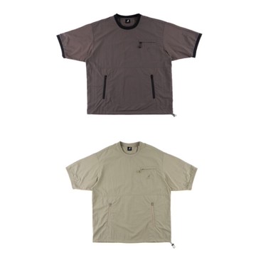 KANGOL 短袖 短T 咖啡 淺綠 滑面 防風 袋鼠 上衣 中性 63251013-