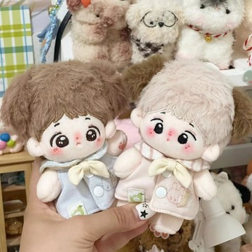 臺灣出貨 10cm娃衣 便宜棉花玩偶diy套裝毛絨換裝 公仔娃娃衣服 娃娃裝 棉花娃衣 娃娃換裝 娃娃配飾