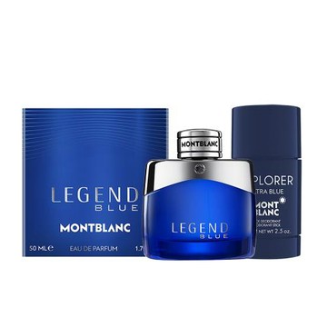 【MONTBLANC萬寶龍】傳奇紳藍淡香精50ml(贈隨機體香膏75g)
