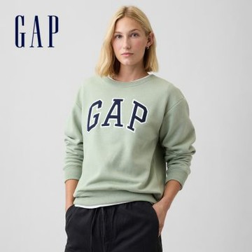 【GAP】Gap Logo 大學T-淺綠色(886092)