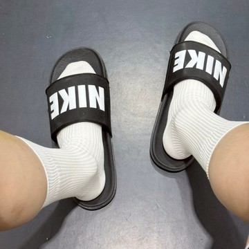 S.G NIKE Offcourt Slide BQ4639-012 拖鞋 男女鞋 軟底 海綿 緩震 黑白 夏季百搭拖鞋