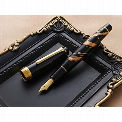 Wancher 万年筆 新進気鋭 落ち葉 21金 ペン先 蒔絵 限定品 オリジナルデザイン ワンチャー万年筆 Ef 極細 通販 Lineポイント最大get Lineショッピング