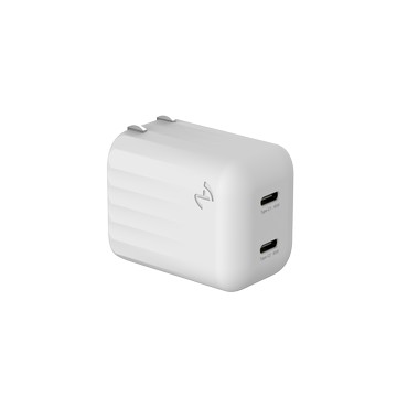 [萬摩科技] Allite Mini Go 45W 2C 氮化鎵雙孔快充頭 冷霧灰