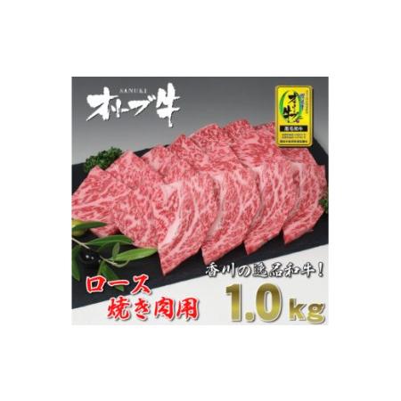 ふるさと納税 黒毛和牛オリーブ牛ロース焼肉用 約500ｇ×２_M18-0029 香川県三豊市