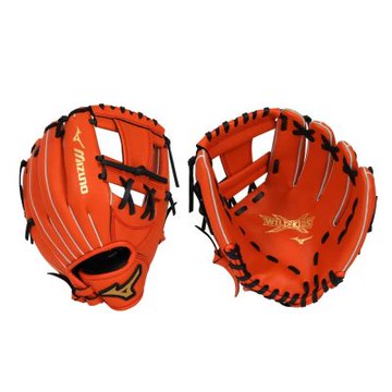 MIZUNO 少年用手套-右投 美津濃 棒壘球 1AJGY33900-5109 橘金