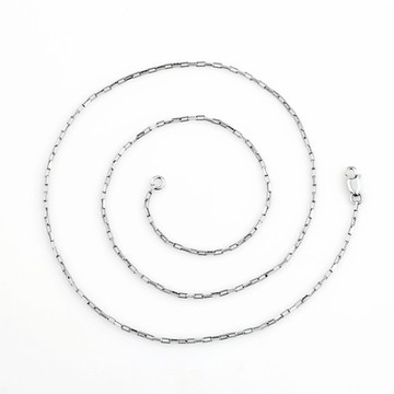 GIUMKA．925純銀方格鍊．素鍊項鍊-18吋