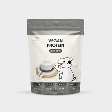 [Restsol Protein] Vegan 睿獸大豆分離蛋白 (1kg/袋) - 多口味-芝麻