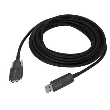 【卓越優選館】3.0光纖線 A公MicroB數據線 兼容海康大華工業相機 Basler華睿大恒 高速穩定傳輸 耐彎折抗干擾