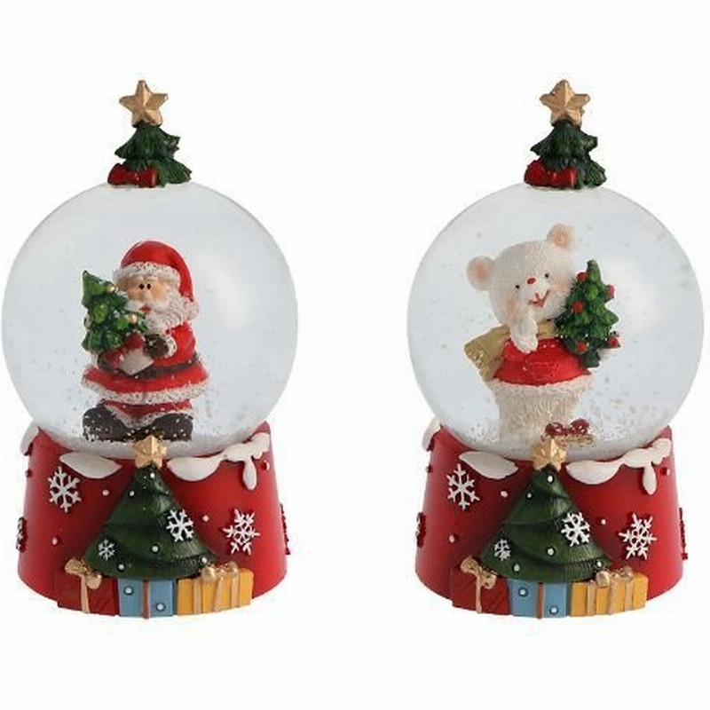 スノードーム S サンタ ツリー クリスマス Xmas スノーグローブ インテリア 飾り 置物 ギフト マークス 通販 Lineポイント最大0 5 Get Lineショッピング