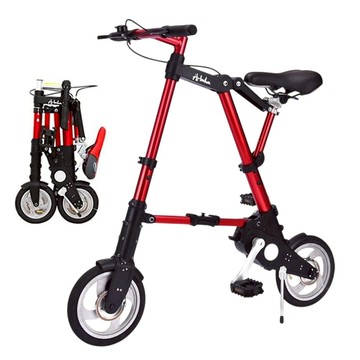 【創藝】城市小折10吋折疊式腳踏車 買一送七｜快速出貨｜折疊腳踏車 通勤自行車 折疊自行車 捷運代步車 #XL01-02