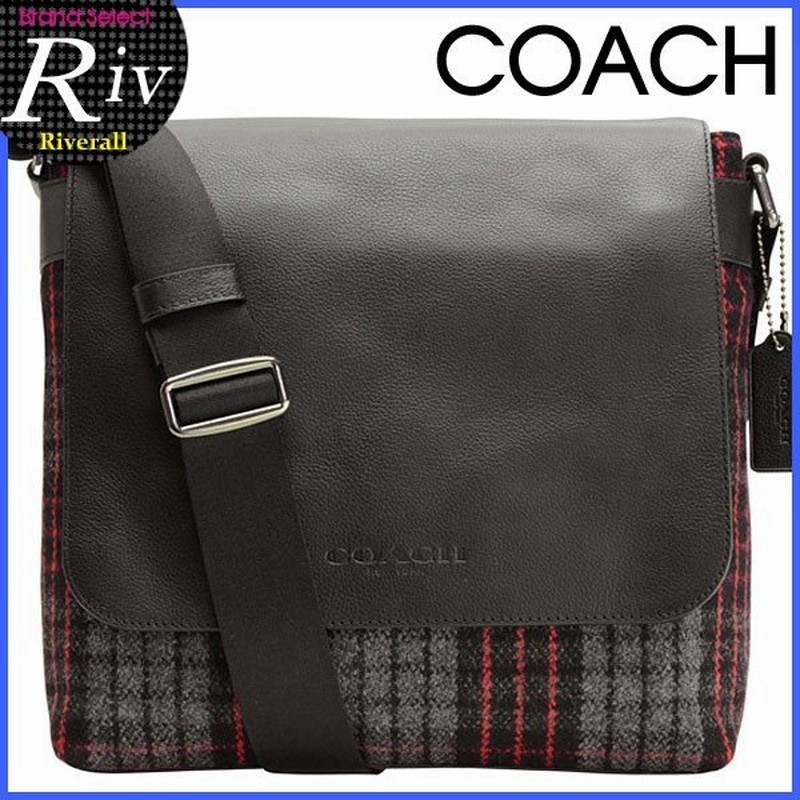 通常3 プレ会員7 還元 コーチ バッグ Coach メンズ ショルダーバッグ 斜めがけ メッセンジャー チェック柄 F 通販 Lineポイント最大0 5 Get Lineショッピング