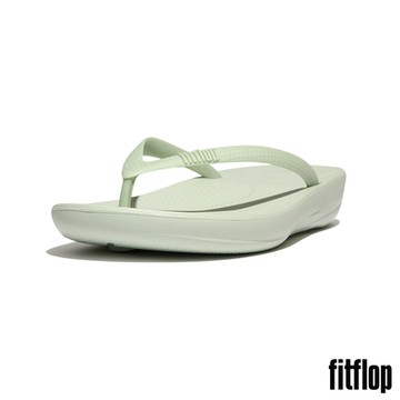【FitFlop】IQUSHION 經典輕量夾腳涼鞋-女(灰綠色)