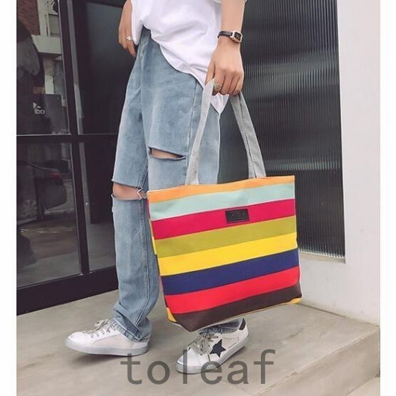 エコバッグ 帆布 レディース ファッショントートバッグおしゃれ ショッピングバッグ 軽量 大容量 ハンドバッグ 可愛い 旅行 通販 Lineポイント最大0 5 Get Lineショッピング