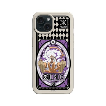 iPhone 15 SolidX 貝殼灰 - 航海王 One Piece - Gear 5 - 魯夫覺醒