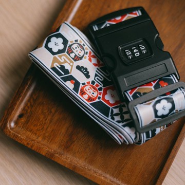 【行李帶】六角達摩 / 黑紅