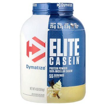 Dymatize, Elite Casein®，順滑香草味，4 磅（1.8 千克）