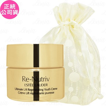 ESTEE LAUDER 雅詩蘭黛 白金級極萃賦活花秘乳霜(15ml)旅行袋組(公司貨)