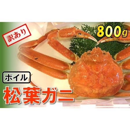 ふるさと納税 足１本なしボイル松葉ガニ(大800ｇ)訳あり 鳥取県鳥取市