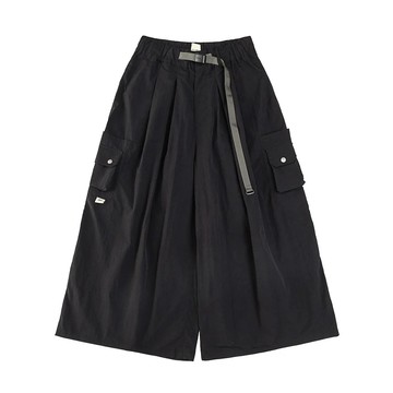 A[S]USL SIDE POCKET WIDE PANTS / ASUSL日系 工裝長褲 防潑水 戶外機能長褲