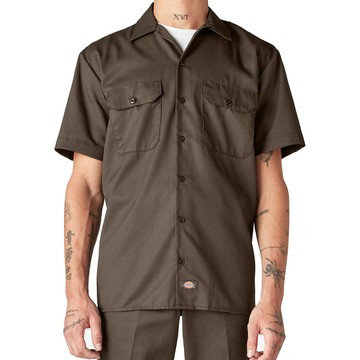 【DICKIES】美線 1574 MR1 Short Work Shirt 短袖 工作襯衫 (蘑菇色 MR1)