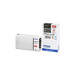 〔純正品〕 EPSON エプソン インクカートリッジ 〔ICBK 92M ブラック〕 Mサイズ〔代引不可〕