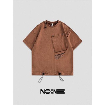 日耳曼大街 | NOONE | 小眾設計感 復古口袋裝飾bf | 男女短袖T恤