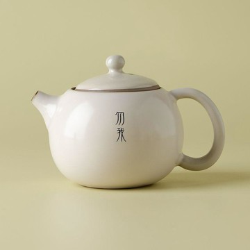 【茶品名】🍵茶壺 西施壺  泡茶壺特惠清倉200ml豆黃汝窯西施壺家用陶瓷泡茶壺汝瓷茶具開片沖茶罐