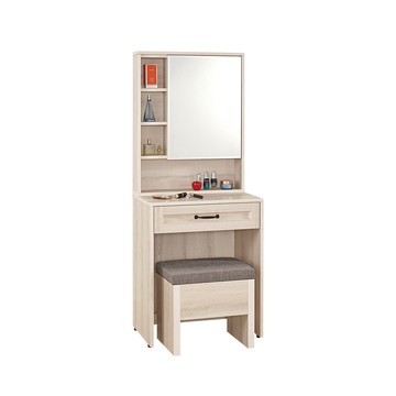 Homelike 喜家居2尺化妝桌椅組(24035)